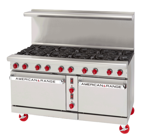 American Range ARGF-36G-4B-CL Green Flame Gas Range with Griddle and Ovens