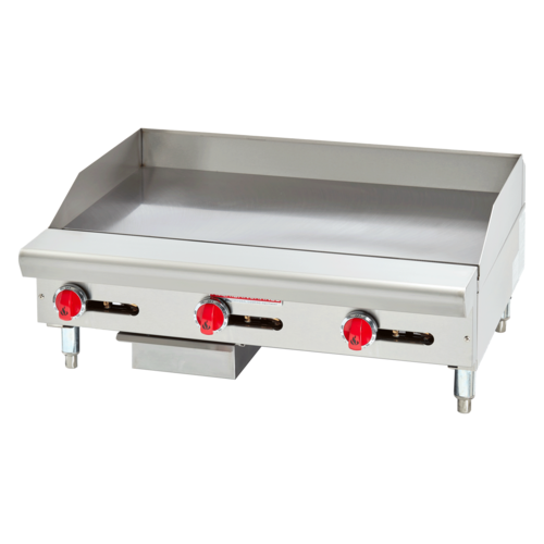 American Range ARSMG-48 Griddle Gas 48 Inch Countertop Smooth Steel