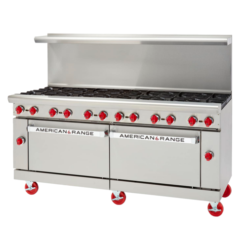 American Range AR-12-CL-SBR 72 Inch Gas Restaurant Range with Convection Oven