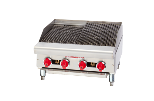 American Range ARSRB-12 Charbroiler Gas Countertop 12 Inch Wide 30K BTU