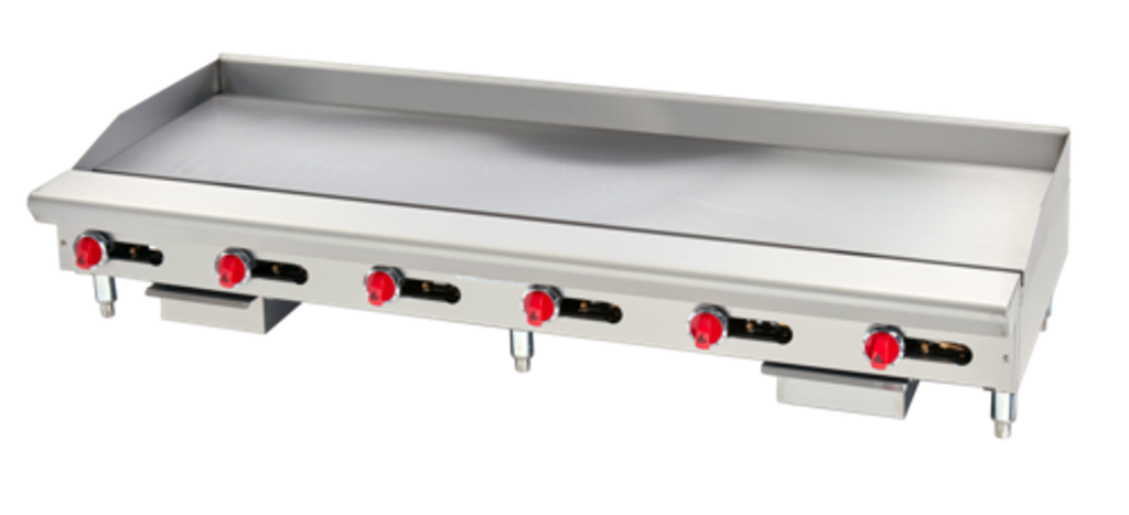 American Range ARSTG-72 Gas Griddle 72 Inch Countertop Stainless Steel