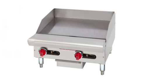 American Range ARSMG-12 Gas Griddle 12 Inch Countertop Smooth Steel