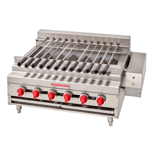American Range ARKB-48-R Rotisserie Kebob Broiler Gas Countertop 54 Inch