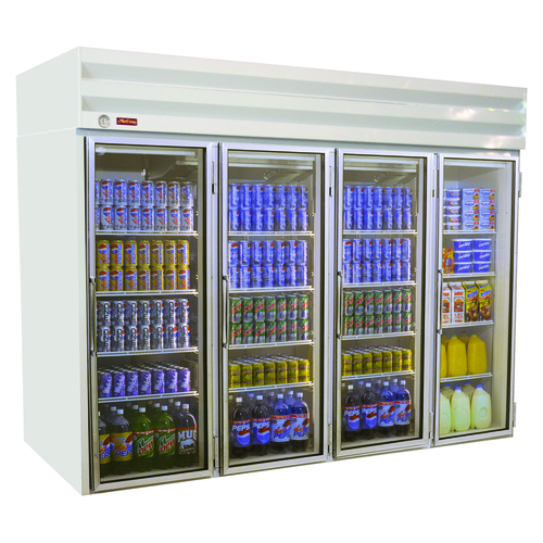 Howard-McCray GR102 Refrigerator Merchandiser Four Section 102 cu ft Capacity