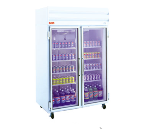 Howard-McCray GR48 Refrigerator Merchandiser Two Section 48 Cu Ft Capacity