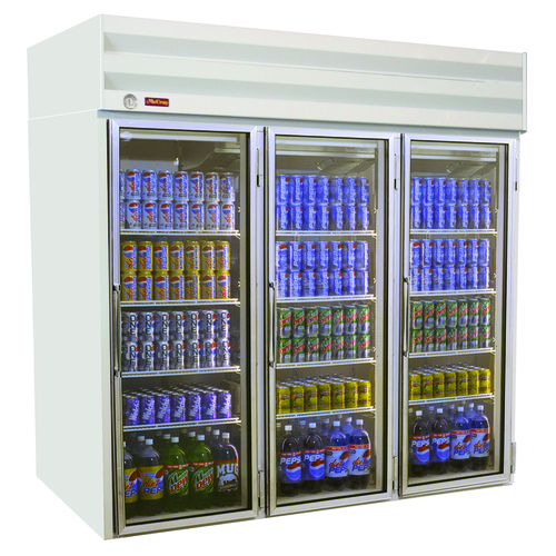 Howard-McCray GR75 Refrigerator Merchandiser Three-Section 75 cu ft Capacity