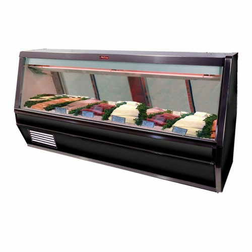 Howard-McCray SC-CFS40E-10-S-LED Fish Poultry Service Case 124-1/2W