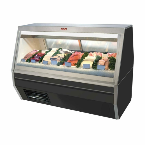 Howard-McCray R-CFS35-4-BE-LED Fish Poultry Service Case 50W Remote Refrigeration