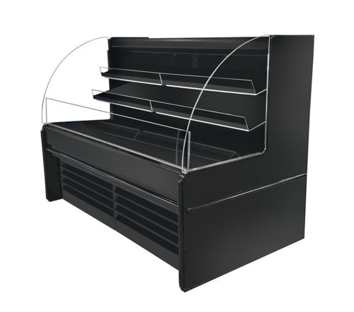 Howard-McCray R-OD40E-3S-B Dairy Curved End Open Merchandiser 39W 53H