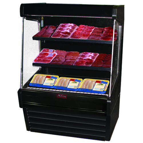Howard-McCray SC-OM30E-4L-B-LED Meat Open Merchandiser 51W 60H LED Lighting