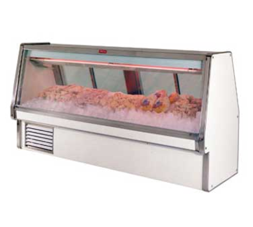 Howard-McCray SC-CFS34E-4-S-LED Fish Poultry Service Case 52-1/2W Double Duty