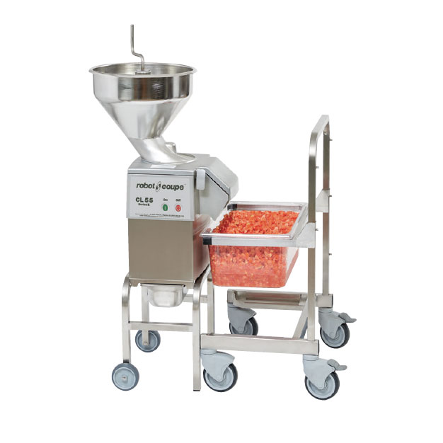 Robot Coupe CL55WS Commercial Food Processor Workstation Floor Model 2645 lbs/hr Vegetable Prep Attachment