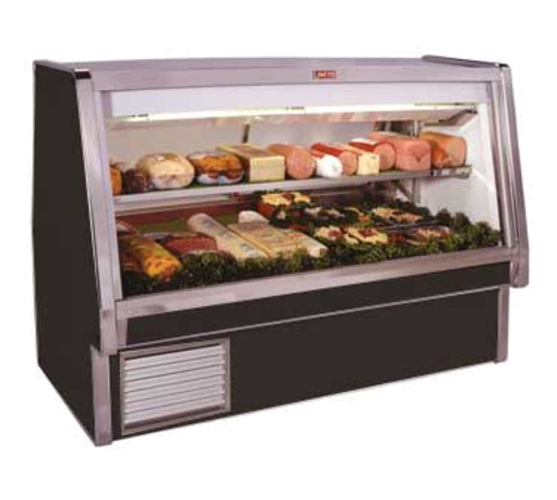 Howard-McCray SC-CDS34E-8-BE-LED Deli Meat Cheese Service Case 100-1/2W