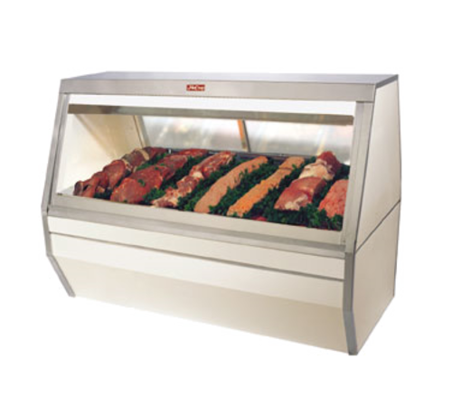 Howard-McCray SC-CMS35-8-LED Red Meat Service Case with Self-Contained Refrigeration