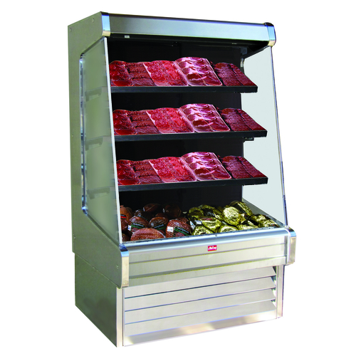 Howard-McCray SC-OM30E-3-S-LED Meat Open Merchandiser 39W 72H LED Lighting