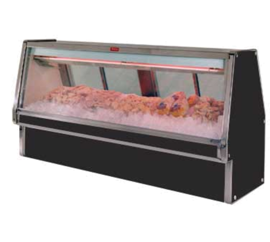 Howard-McCray R-CFS34E-8-BE-LED Fish Poultry Service Case 100W Double Duty