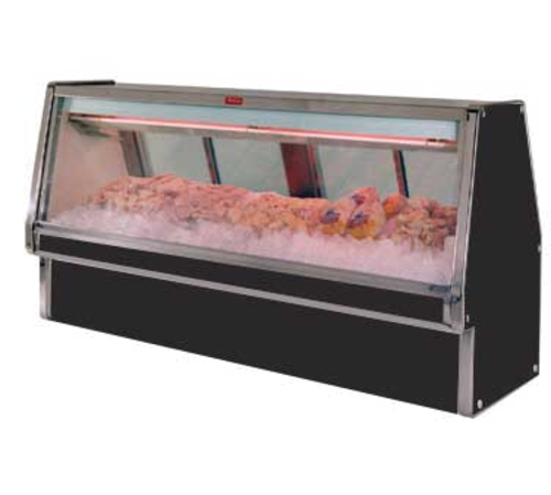 Howard-McCray R-CFS34E-8-BE-LED Fish Poultry Service Case 100W Double Duty