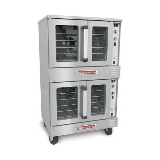 Southbend PCR-2G Double Deck 106000 Btu Convection Gas Oven With Solid State Controls