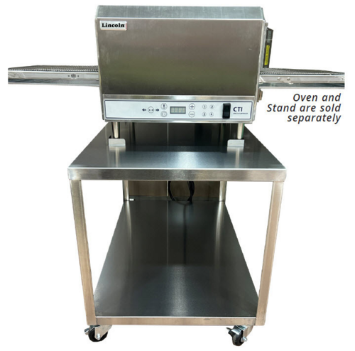 Lincoln 4805 Stand with Bottom Shelf and Casters for Stacking
