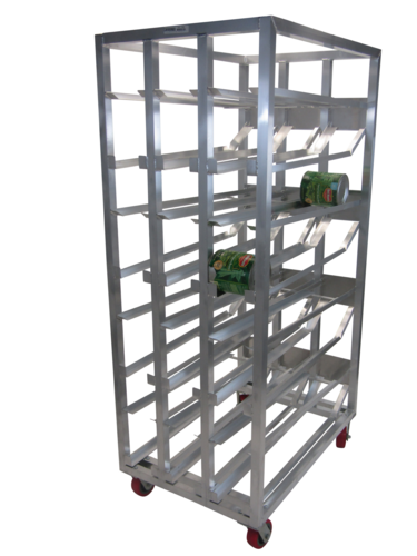 Channel Manufacturing CSR-156M Heavy Duty Mobile Can Rack 156 Can Capacity