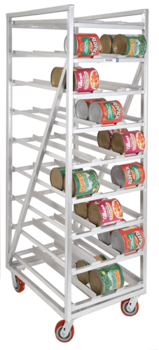 Channel Manufacturing CSR-99M Heavy Duty Mobile Can Rack Aluminum Construction