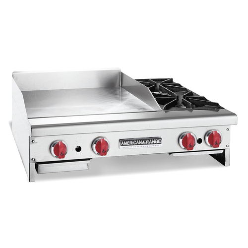 American Range AR24-12G2OB Griddle Open Burner Gas Countertop 24 Inch