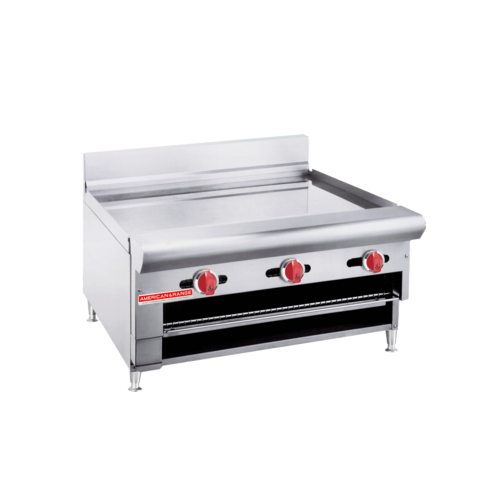 American Range ARGB-48 Raised Griddle Broiler Gas Countertop 48 Inch