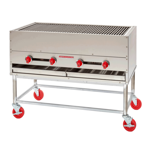 American Range AHS-4836 Horizontal Chicken Broiler with 4 Burners