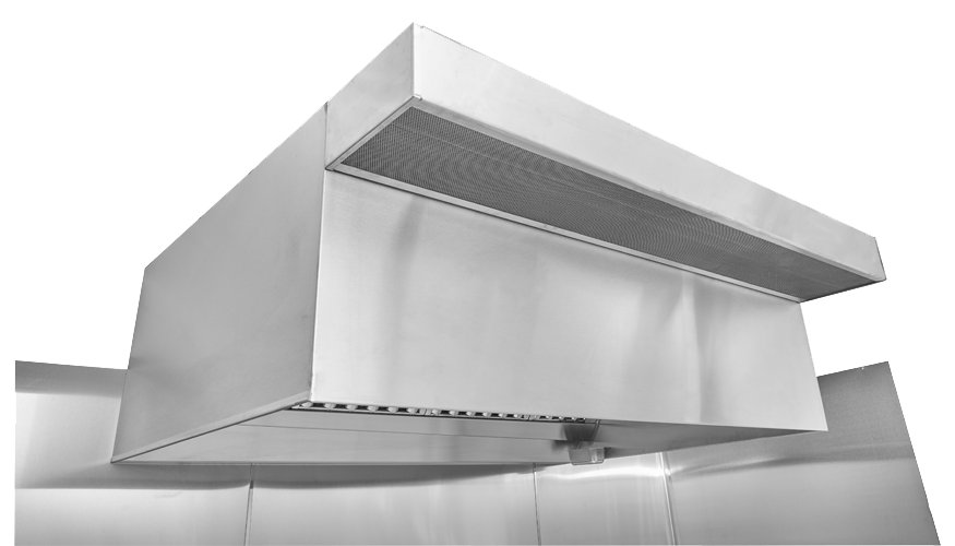 Naks Restaurant 8 FT Hood System w/ PSP Tempered Makeup-Air