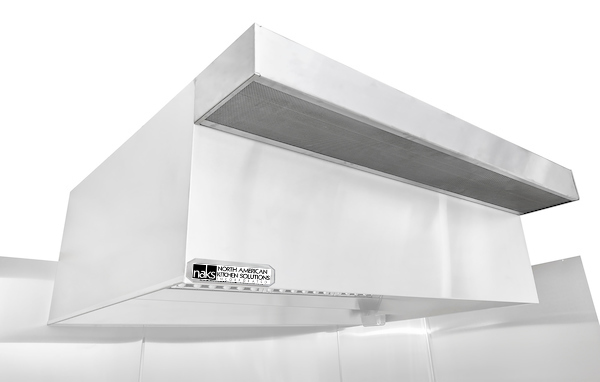 Naks Restaurant 4 FT Hood w/ PSP Makeup-Air - Hood Only