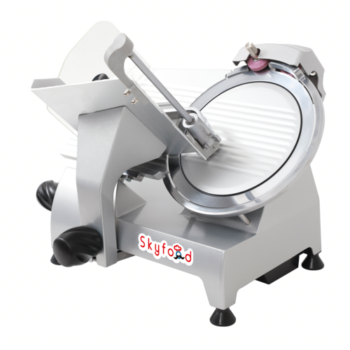 Skyfood Equipment GL250F Compact Gravity Feed Slicer with 10 Inch Knife and 1/2 Inch Thickness ETL Certified