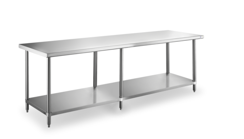 Steel Works SWWTS-2484-318 Work Table,  73" - 84", Stainless Steel Top