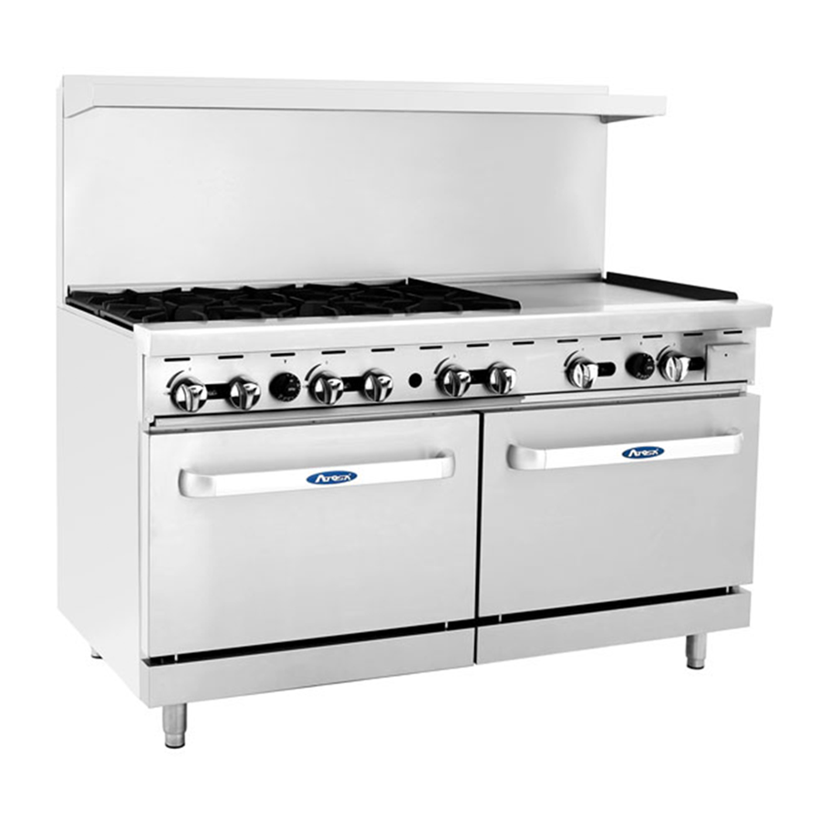 Atosa USA AGR-6B24GR-NG Range, 60" Restaurant, Gas