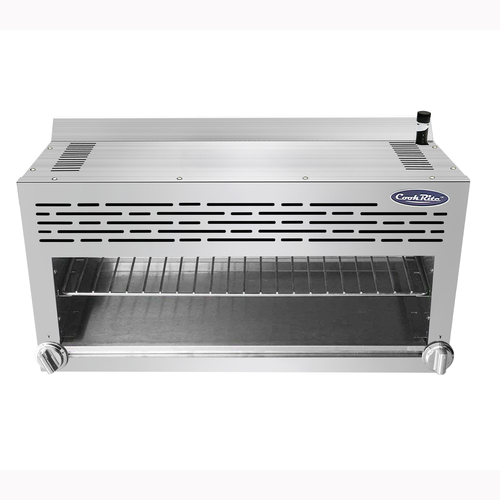 Atosa USA ATCM-36 CookRite Cheesemelter Gas 36W x 18D x 17-1/3H 21500 BTU Ceramic Infrared Burners