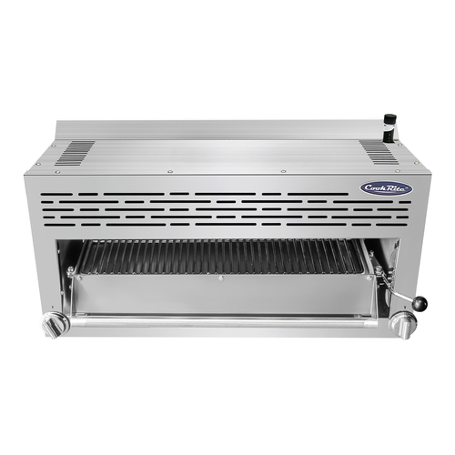Atosa USA ATSB-36 CookRite Salamander Broiler Gas 36W x 18D x 173H 21500 BTU Ceramic Infrared Burners
