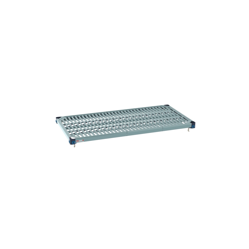 MetroMax Q MQ2142G Plastic Industrial Shelf with Grid Mat, 21" x 42"