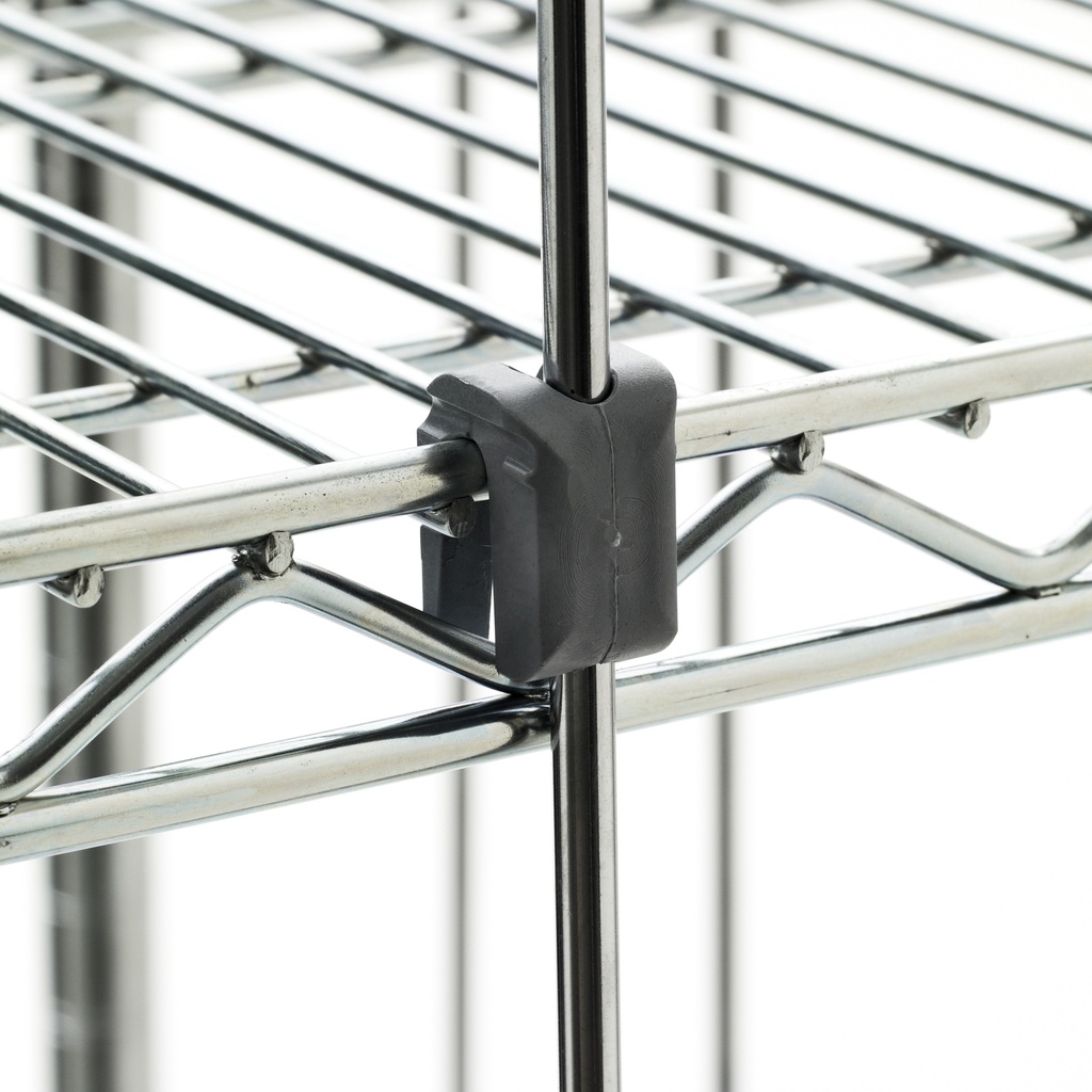 Metro 9084P Additional Rust-Proof Tabs for Super Erecta Wire Shelving Rods and Tabs, Bag of 4