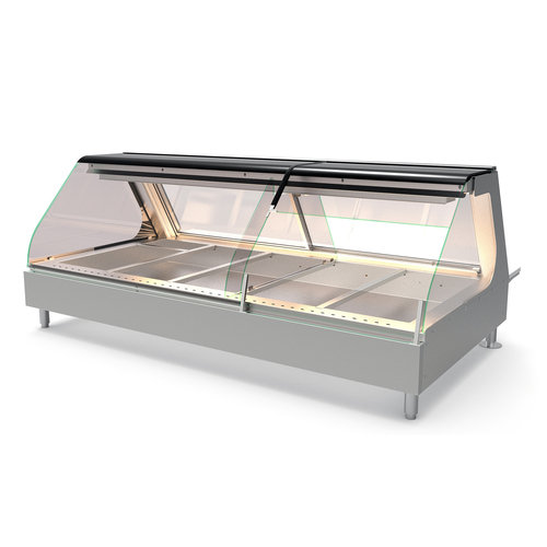 Giles Enterprises GHM-6C FULL Display Case, Heated Deli, Countertop