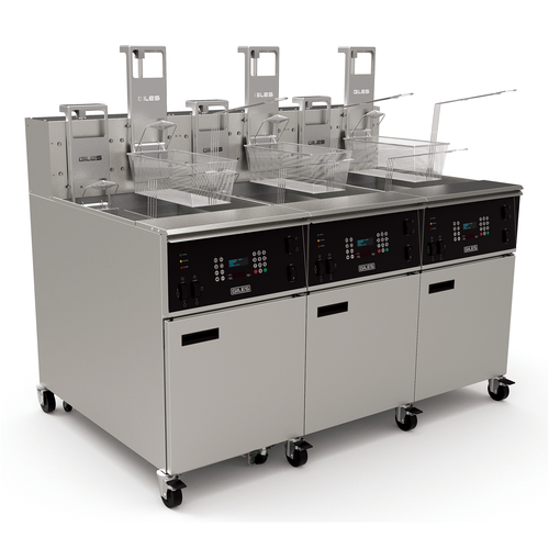 Giles Enterprises EOF-20/20/20 Fryer, Electric, Multiple Battery