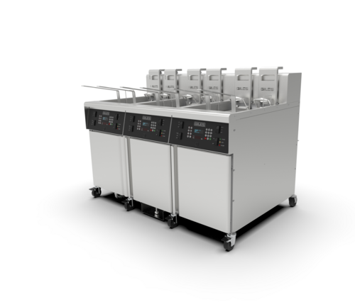 Giles Enterprises GBF-80/80/80G Fryer, Gas, Multiple Battery