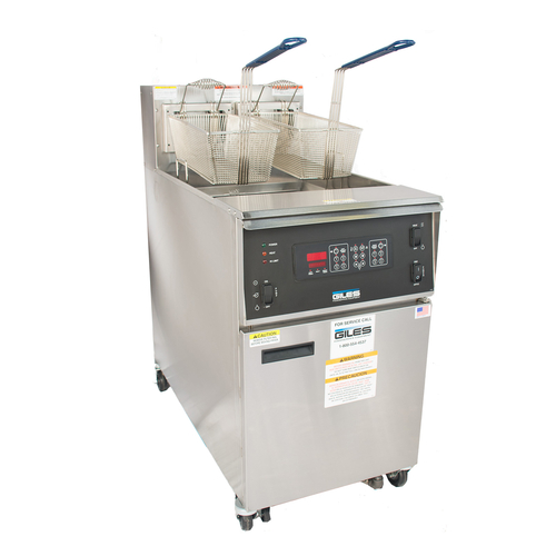 Giles Enterprises EOF-20 Fryer, Electric, Floor Model, Full Pot