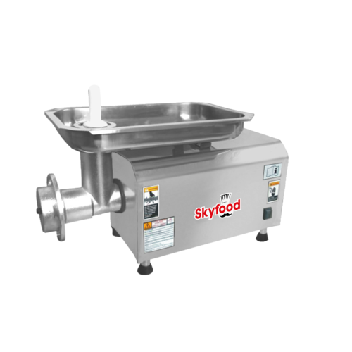 Skyfood Equipment PCI-22G Heavy-Duty Meat Grinder Bench Style 660 lb Capacity Gear Driven with Cast Iron Head and Safety Device