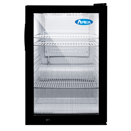 Atosa USA CTD-3 Refrigerator Merchandiser Countertop One Section 17-1/4W x 19-3/4D x 27-1/2H 2.4 cu ft Capacity