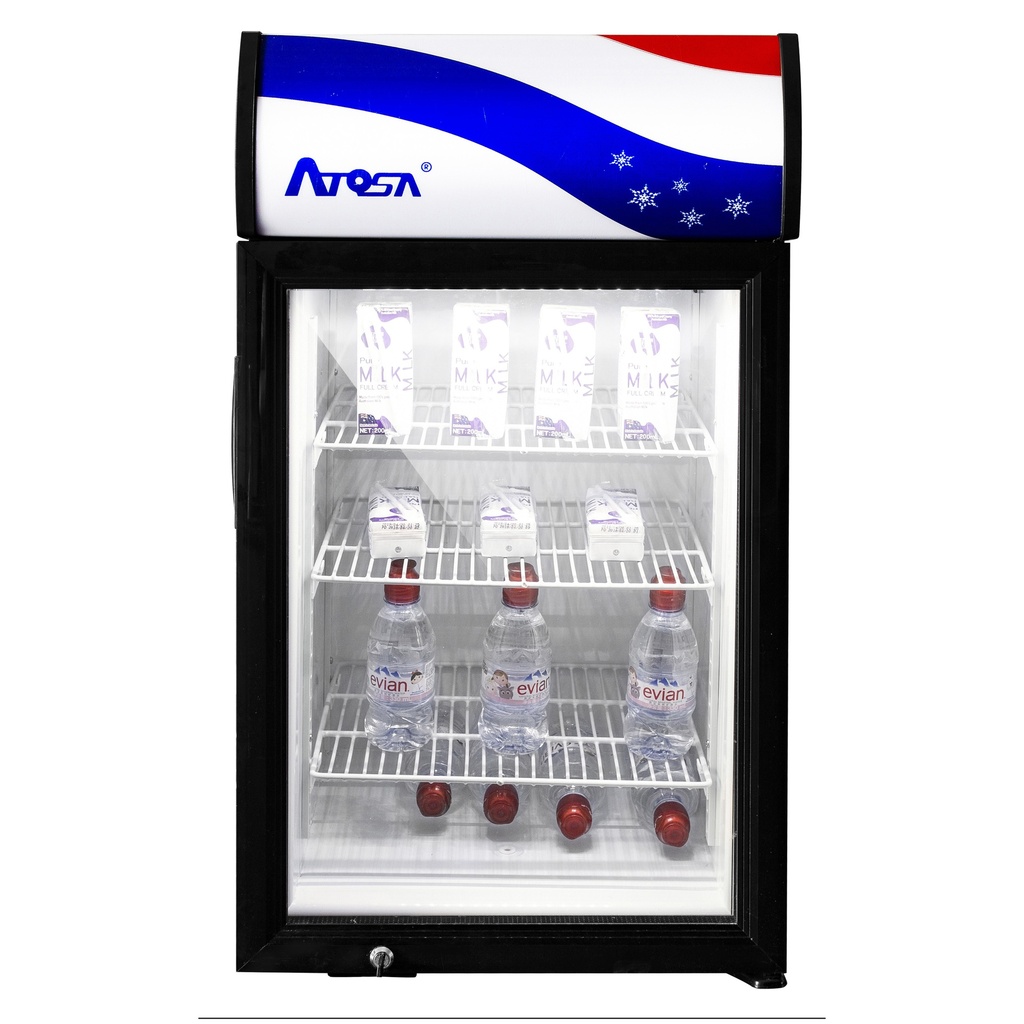 Atosa USA CTD-3S Refrigerator, Merchandiser, Countertop
