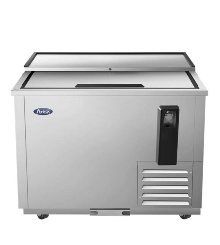 Atosa USA MBC36GR Bottle Cooler 36-4/5W x 26-3/5D x 34-3/10H Self-Contained Refrigeration 7.7 cu ft