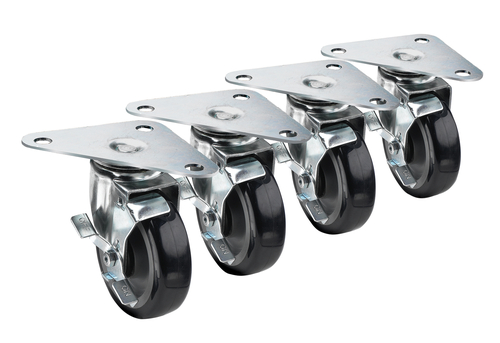 Krowne Metal Corporation 28-161S Large Triangle Heavy Duty Plate Caster Set of 4 for Blodgett Ovens