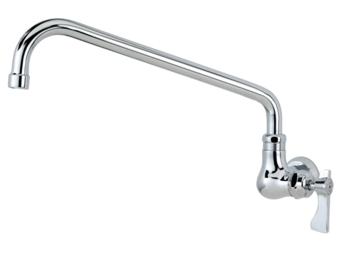 Krowne Metal Corporation 16-171L Royal Series Wall Mount Faucet 12 inch Swing Spout Polished Chrome NSF cCSAus ADA Compliant