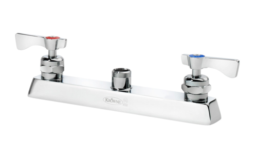 Krowne Metal Corporation 15-5XXL Royal Series Faucet Body Deck Mount 8 Inch Centers Low Lead NSF Compliant