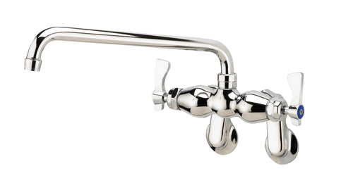 Krowne Metal Corporation 15-612L Royal Series Faucet Splash Mounted Adjustable Centers 12 Inch Swing Spout