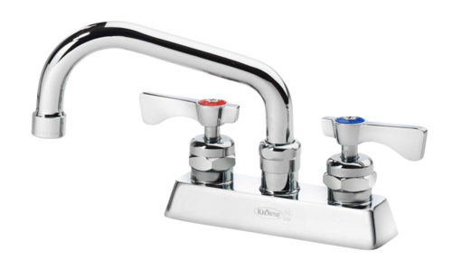 Krowne Metal Corporation 15-306L Royal Series Faucet Deck Mount 4 Inch Centers 6 Inch Swing Spout Chrome Finish